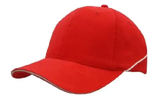 Headwear Cap With Sandwich & Crown Piping X12 Headwear Professionals